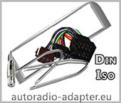Alfa 147 Alfa GT Radioblende + Radioadapter silber Autoradio Einbauset