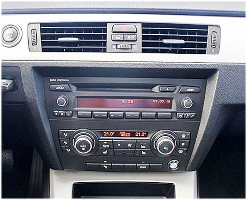 BMW 3er E90 Lenkradfernbedienung CAN BUS mit Radio Einbauset