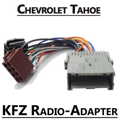 Chevrolet Tahoe GMT820 Radio Adapter ISO Stecker